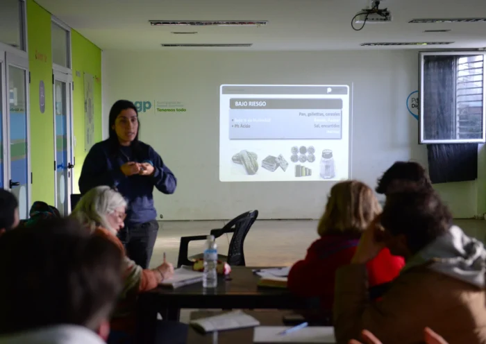 Aulas y capacitaciones de los talleres del programa educativo barrial mar del plata