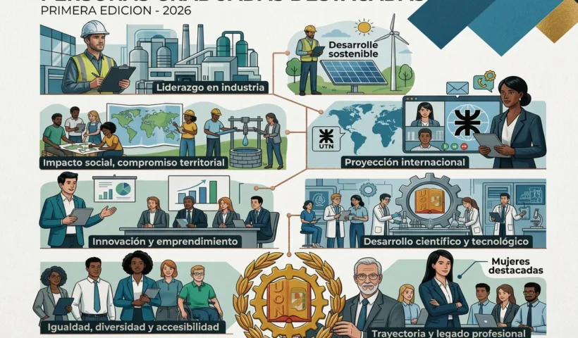 Convocatoria a los Premios UTN 2026 para graduados destacados en Mar del Plata.
